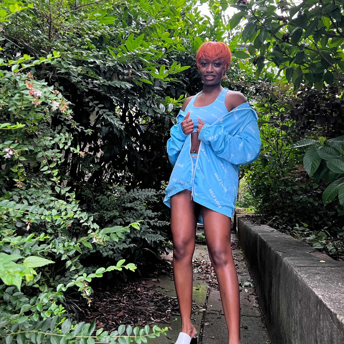 Self Love Light Blue Jacket