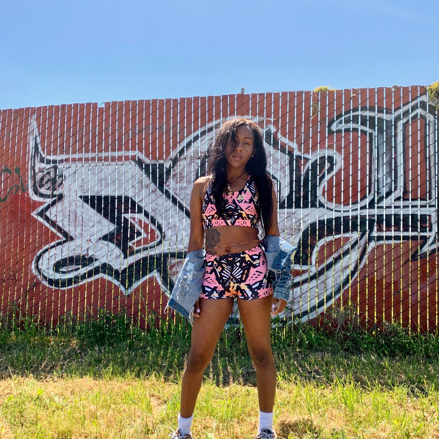 Signature Print Active Wear Set